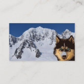 Carte de visite sibérien Husky (Dos)