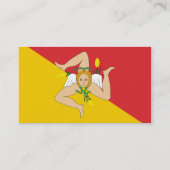 Carte De Visite Sicile, Italie (Dos)