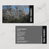 Carte De Visite Side Band - Dancing Trees (Devant / Derrière)