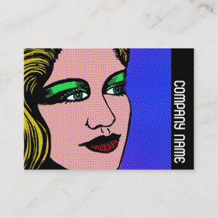 Carte De Visite Side Band - Fille Pop