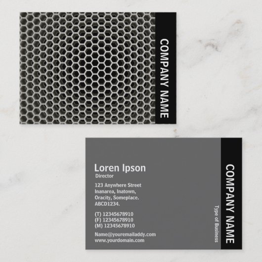 Carte De Visite Side Band - Honeypeb Chaud (Devant / Derrière)