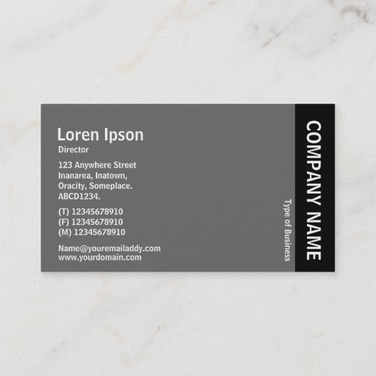 Carte De Visite Side Band - Honeypeb Chaud (Dos)