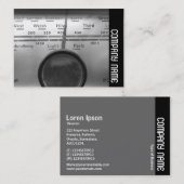 Carte De Visite Side Band - Old UK Radio Dial (Devant / Derrière)