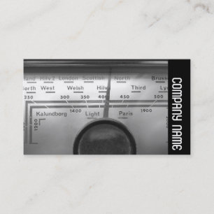 Carte De Visite Side Band - Old UK Radio Dial