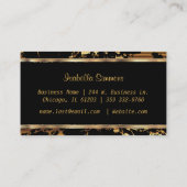 Carte De Visite Sièges à vin et lèvres poty - Bleu (Dos)