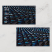 Carte De Visite Sièges abstraits de stade (Devant / Derrière)