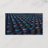 Carte De Visite Sièges abstraits de stade (Dos)