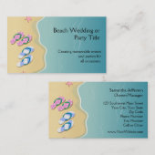 Carte De Visite Sien/sien bascules électroniques sur le mariage de (Devant / Derrière)