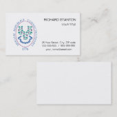 Carte De Visite Signal Connecticut (Devant / Derrière)