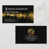 Carte De Visite Signal électrique de charge luminescente (Devant / Derrière)