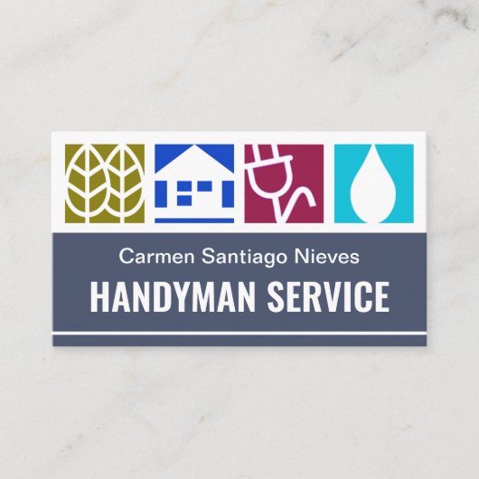 Carte De Visite Signalisation de construction créative (Devant)