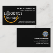 Carte De Visite Signalisation de transport logistique créative Nou (Devant / Derrière)