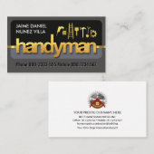 Carte De Visite Signalisation des outils Gold Handyman (Devant / Derrière)