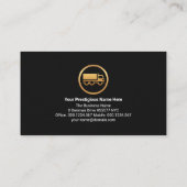 Carte De Visite Signalisation "i Move" Gold Truck Home Moving (Dos)