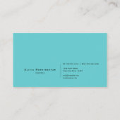 Carte De Visite Signature Chic Opalescent Abstrait (Dos)