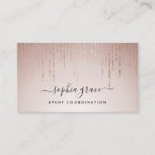 Carte De Visite Signature de la pluie (Devant)