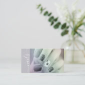 Carte De Visite Signature du Modèle photo Nails (Debout devant)