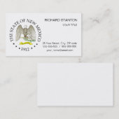 Carte De Visite Signature du Nouveau-Mexique (Devant / Derrière)