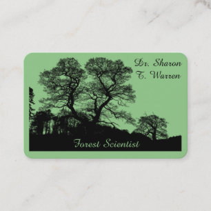 Carte De Visite Signature du paysage des scientifiques de la conse
