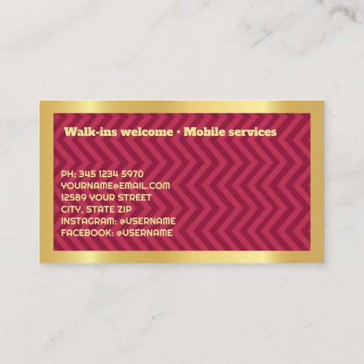 Carte De Visite Signature d'un prêt notaire (Dos)