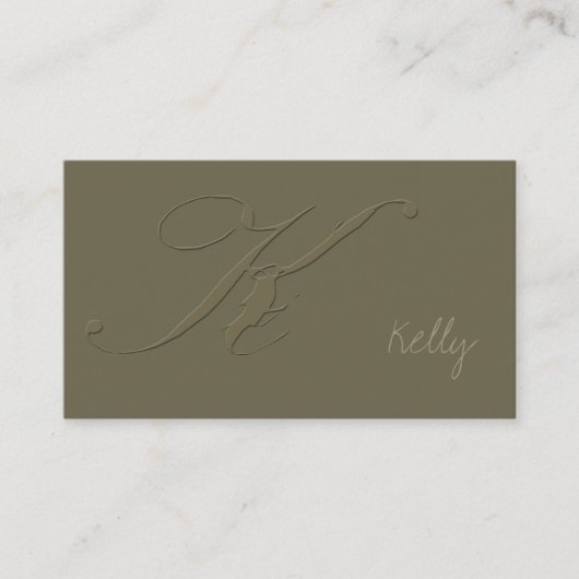Carte De Visite Signature K (Devant)