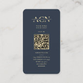 Carte De Visite Signature publique du notaire moderne Monogramme b (Dos)