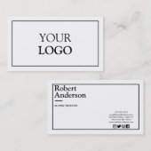 Carte De Visite Signature standard (Devant / Derrière)