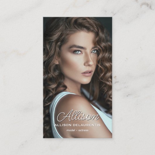 Carte De Visite Signature Talent Business Card | QR Code (Devant)