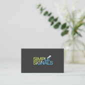 Carte De Visite Signaux simples (Debout devant)