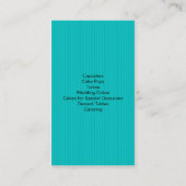 Carte De Visite Signe de devanture de magasin de boulangerie de (Dos)