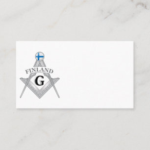 Carte De Visite Signe de franc-maçonnerie finlandais