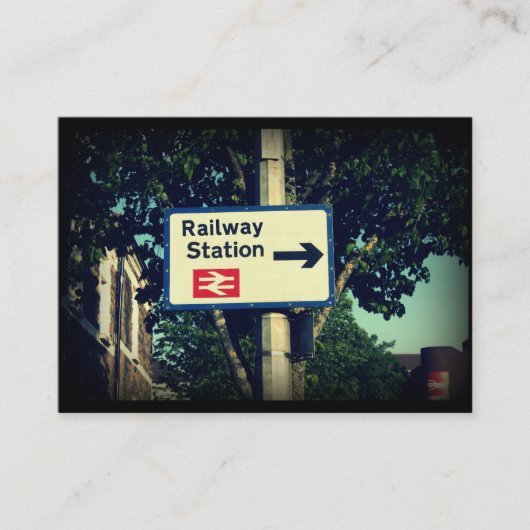 CARTE DE VISITE SIGNE DE LA GARE (Devant)