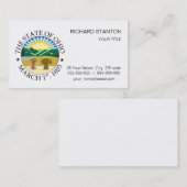 Carte De Visite signe de l'Ohio (Devant / Derrière)