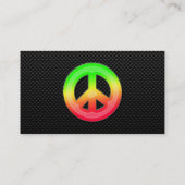 Carte De Visite Signe de paix lisse (Dos)