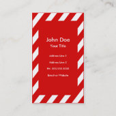 Carte De Visite signe d'extincteur (Dos)