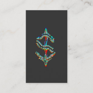 Carte De Visite Signe Dollaruex Holographique Expérience Humaine T
