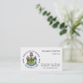 Carte De Visite Signe du Maine (Debout devant)