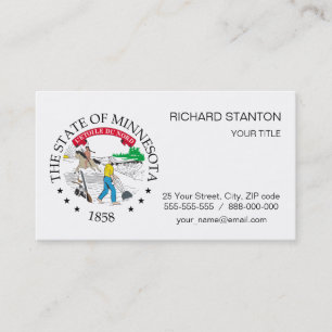 Carte De Visite Signe du Minnesota