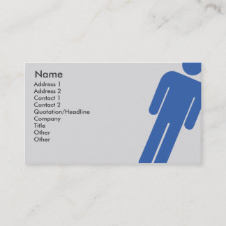 Carte De Visite Signe masculin - affaires