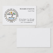 Carte De Visite signe Tennessee (Devant / Derrière)