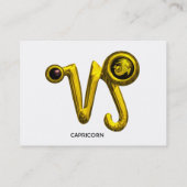 CARTE DE VISITE SIGNE ZODIAC D'OR CAPRICORN JEWEL (Dos)