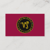 CARTE DE VISITE SIGNE ZODIAC D'OR CAPRICORN JEWEL (Dos)