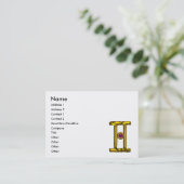 Carte De Visite SIGNE Zodiaque GEMINI, Astrologie (Debout devant)