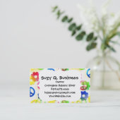 Carte De Visite Signes de Paix Hippie super Fleur Étincelle (Debout devant)