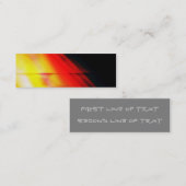 carte de visite signet Abstrait (Devant / Derrière)