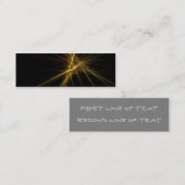 carte de visite signet Abstrait (Devant / Derrière)