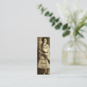 Carte de visite Signet Annie Oakley Oil Grunge (Debout devant)