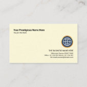 Carte De Visite Signet de cotation de case vocale créative (Dos)