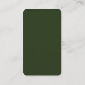Carte De Visite Signet du Château du Marais Interdit (Dos)