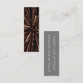 Carte de visite signet Fireworks (Devant / Derrière)